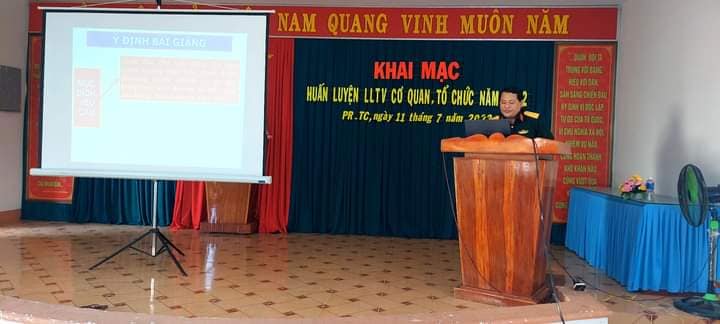 Khai Mạc Lớp Huấn Luyện Lực Lượng Tự Vệ Cơ Quan Và Tổ Chức Năm 2022