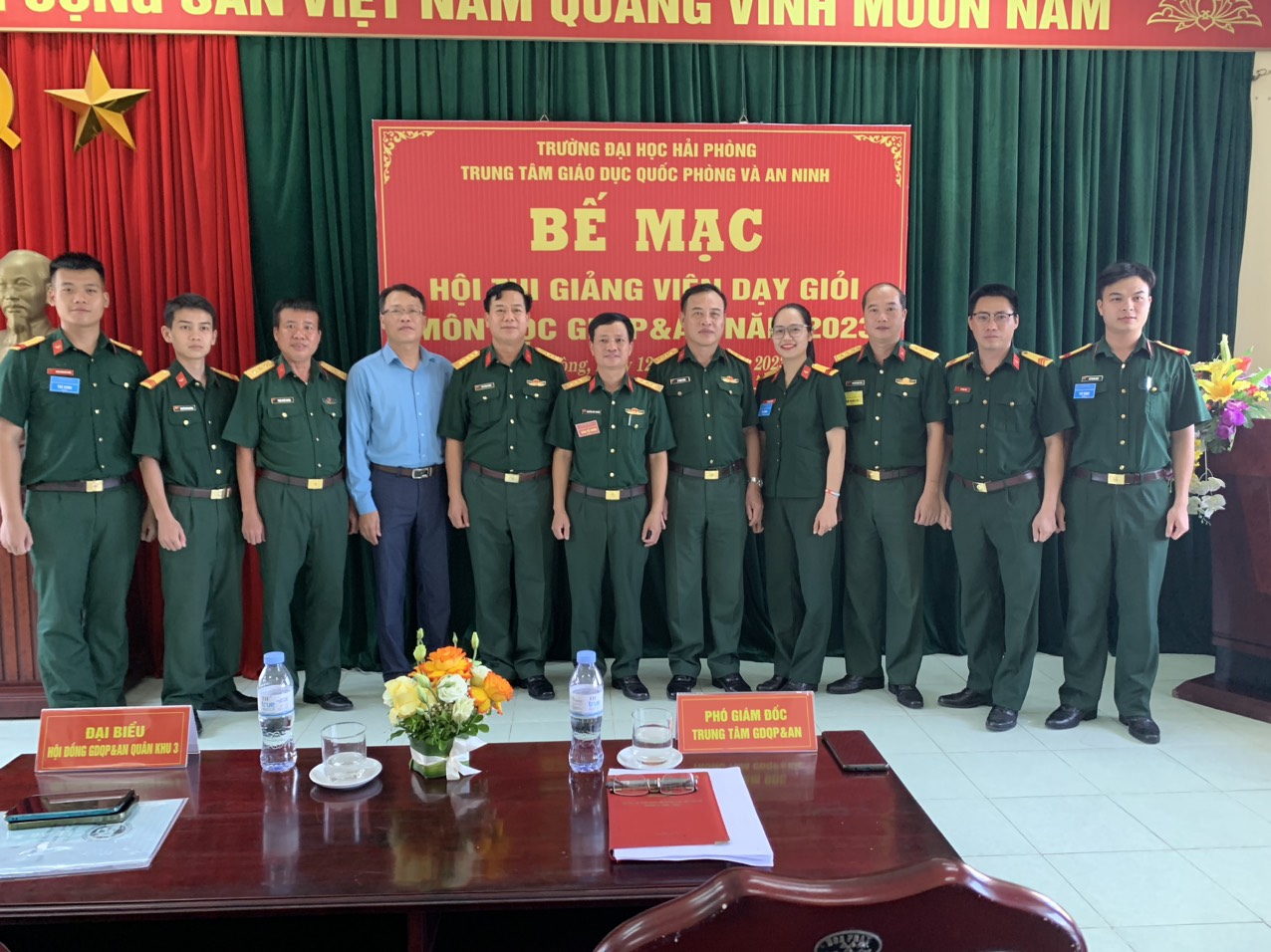 HỘI THI GIÁO VIÊN DẠY GIỎI MÔN HỌC GIÁO DỤC QUỐC PHÒNG VÀ AN NINH NĂM HỌC 2022-2023 CỦA TRUNG TÂM GIÁO DỤC QUỐC PHÒNG VÀ AN NINH – TRƯỜNG ĐẠI HỌC HẢI PHÒNG